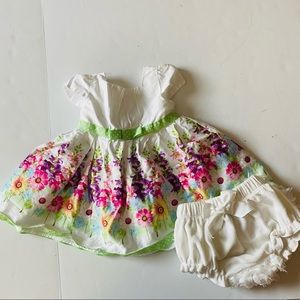 Koala Baby Infant Girl Spring Easter Dress 6mo